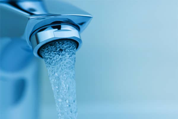 running faucet